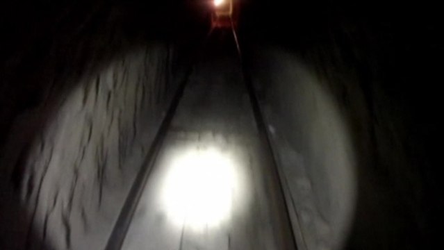 Officials detail findings in Mexico drug-smuggling rail tunnel