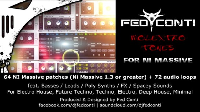 Native Instruments Massive presets - Molextro Tones by Fed Conti Audio Tools