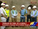 (Video) Ministerio de Transporte inspeccionó trabajos en túnel de la Baralt