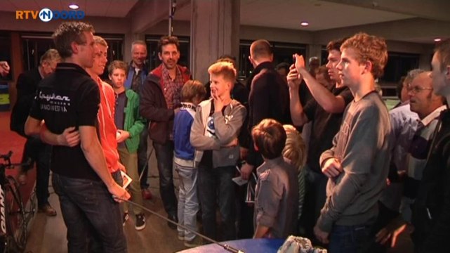 Bauke Mollema even terug op vroegere middelbare school - RTV Noord