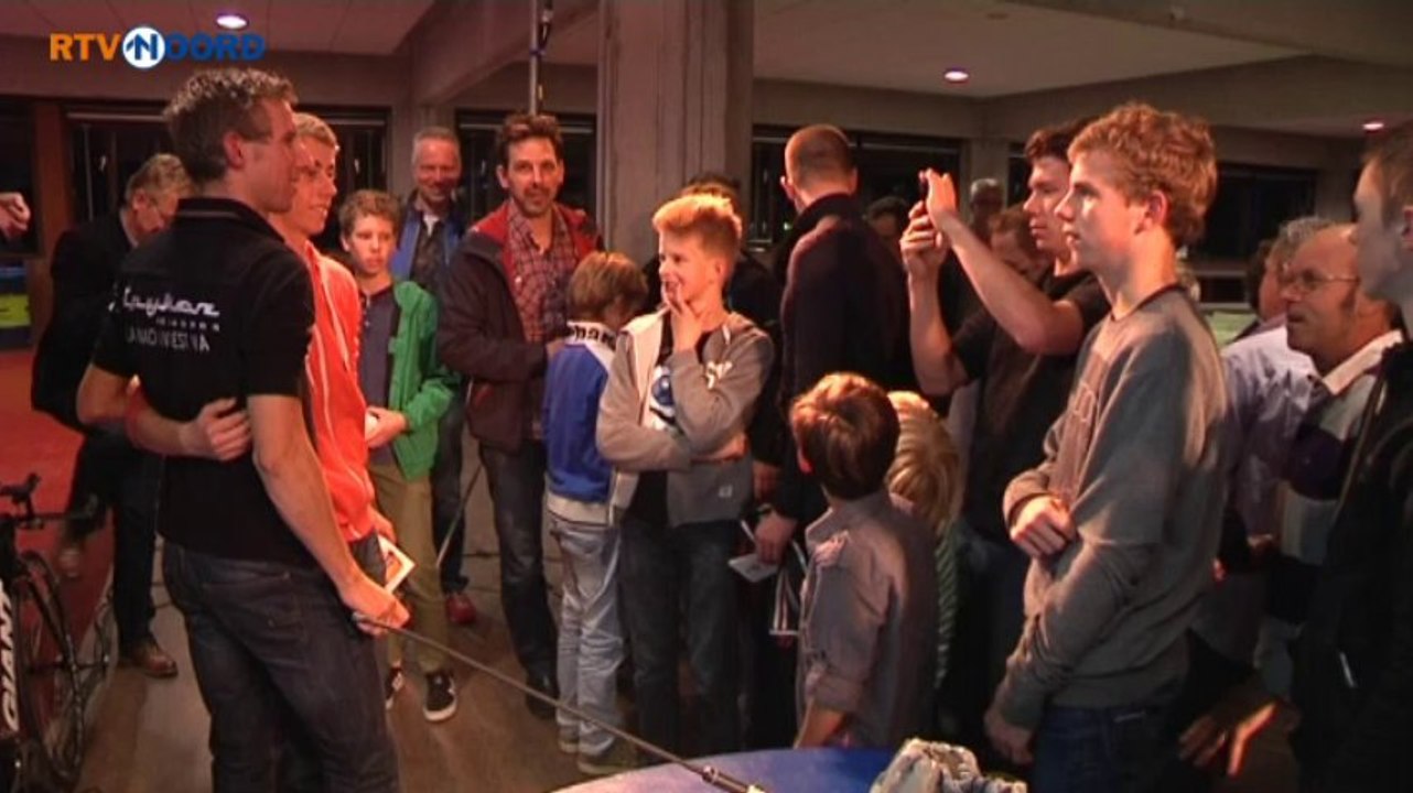 Bauke Mollema even terug op vroegere middelbare school - RTV Noord