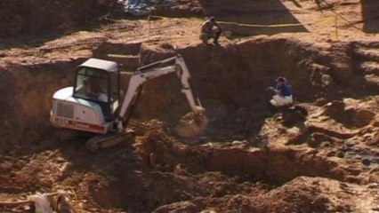 Bosnia mass grave excation