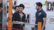 Dino Morea Abhishek Bachchan & Aaditya Launch DM Fitness