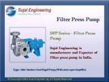 Filter press pump manufacturer Ahmedabad, filter press pump manufacturer India