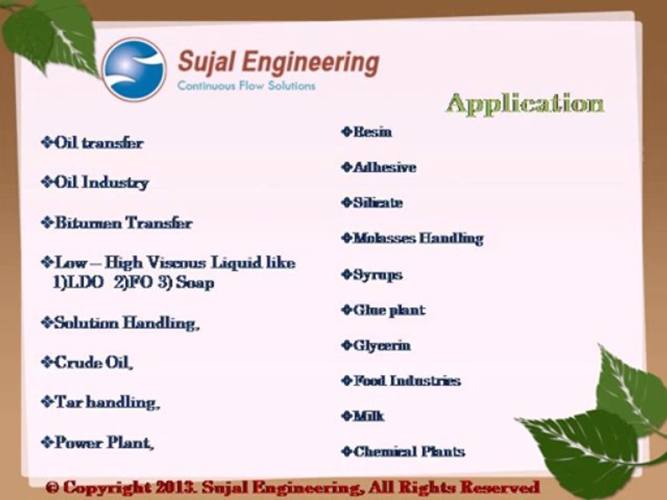 Gear pump manufacturer Ahmedabad, gear pump manufacturer India, Rotary Gear Pump