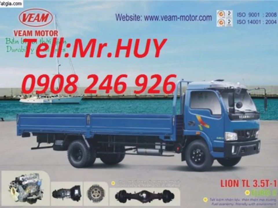 bán xe tải veam 3t5 , 3.5t lion