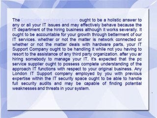 What IT support will do for businesses?
