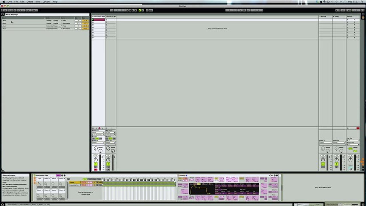 Ableton Live Instrument Racks