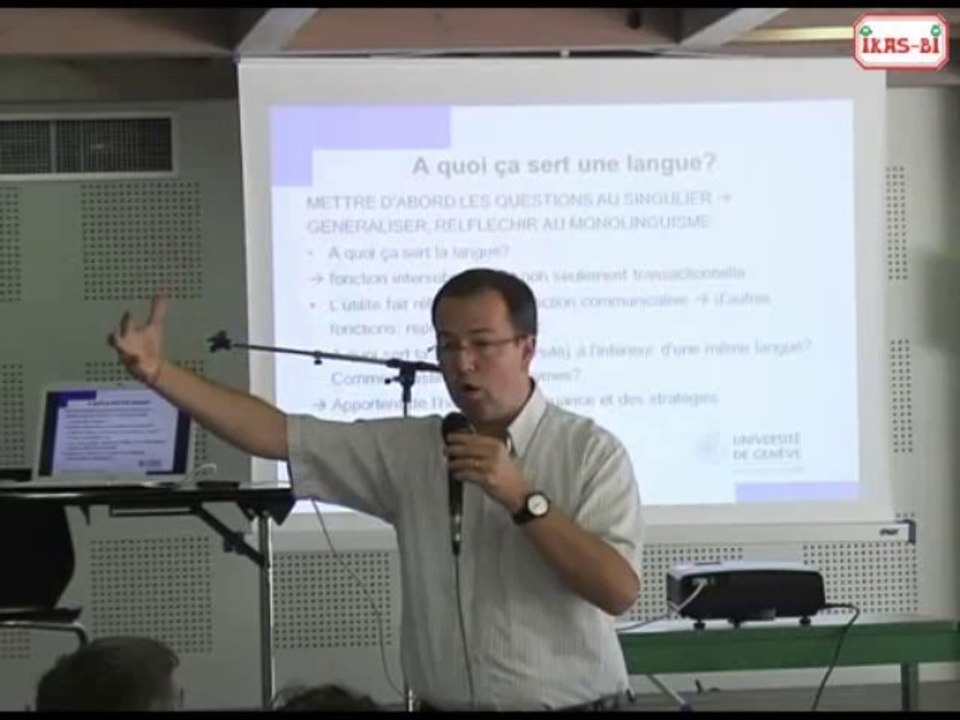 27e colloque de la  Flarep  Luarent Gajo - Qu'est-ce qu'un bilingue?