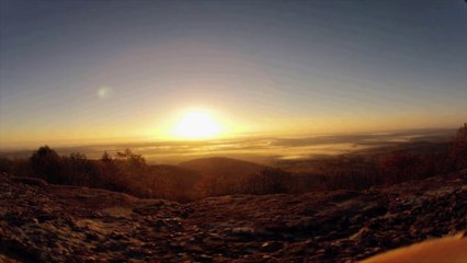 timelapse lever soleil HK 31-10-20131
