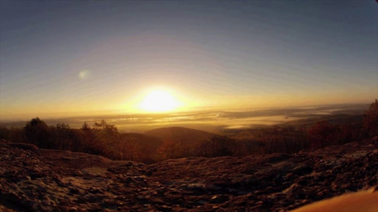 timelapse lever soleil HK 31-10-20131