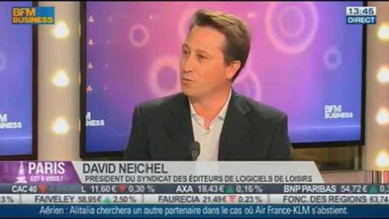 Les sorties du jour: David Neichel, président du Syndicat des Éditeurs de Logiciels de Loisirs, Paris est à vous - 01/11