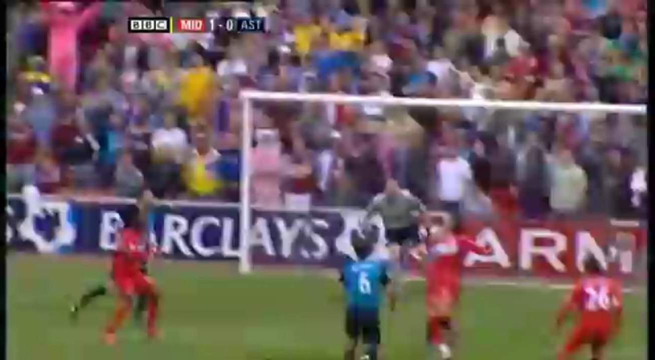 Middlesbrough 1-1 Aston Villa (Saturday 16th May 2009) - MOTD Highlights