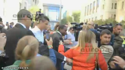 Cristiano Ronaldo en calzoncillos en el Ayuntamiento de Madrid