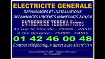 24H/24 ELECTRICIEN PARIS 9eme - 0142460048 - DEPANNAGE ELECTRICITE IMMEDIAT 75009
