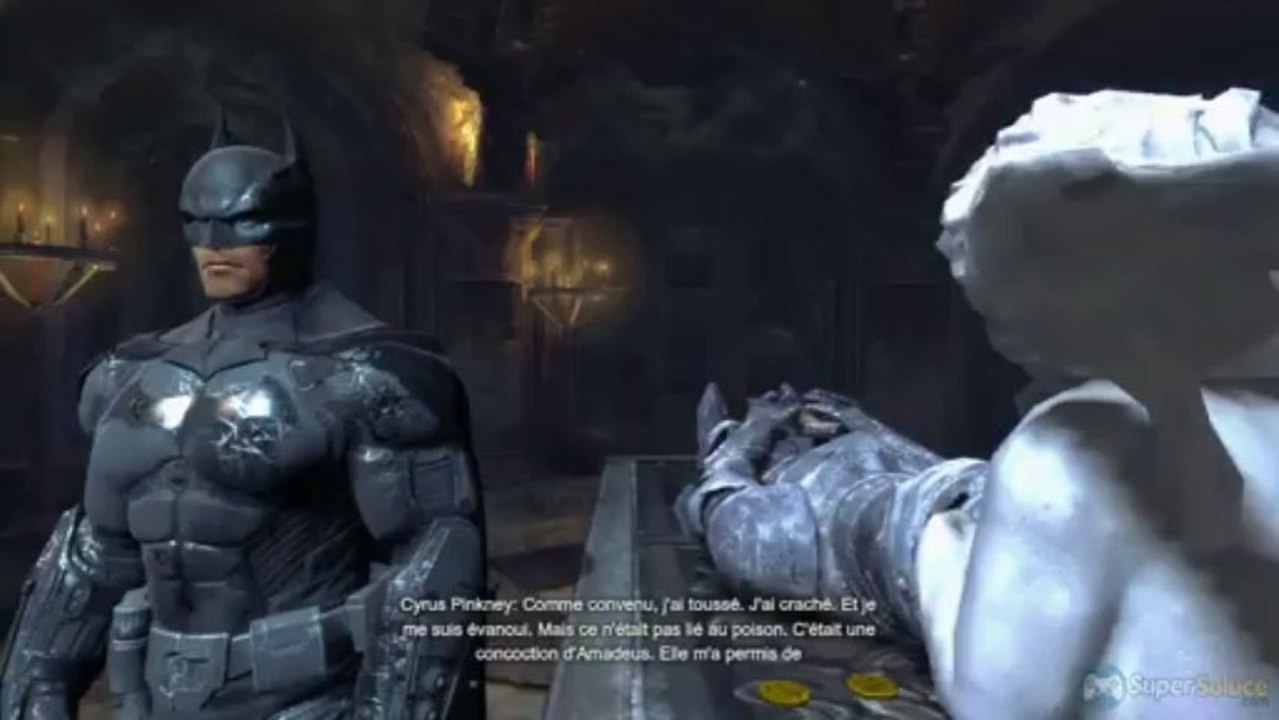 Soluce Batman Arkham Origins : Crypte de Cyrus Pinkney