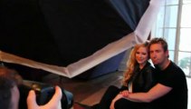 Avril Lavigne and Chad Kroeger - People Photoshoot Backstage