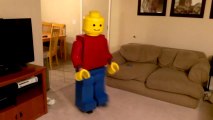 Best Halloween Costume : Homemade Lego Guy Costume