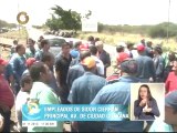 Trabajadores de las empresas básicas cierran avenida Guayana para exigir pagos