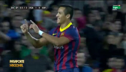 Alexis Sanchez Vs Espanyol [01-11-2013]