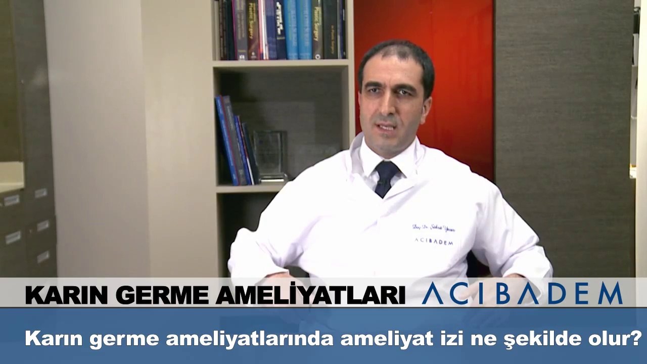 Karın germe ameliyatlarında ameliyat izi ne şekilde olur ?