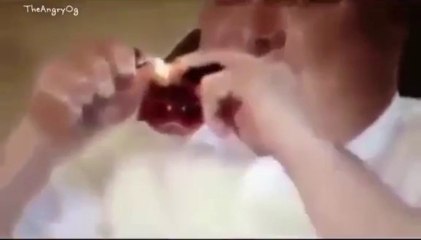 * VIDEO * OF TORONTO MAYOR BOB FORD SMOKING CRACK OR SIGNALING A NEW POPE