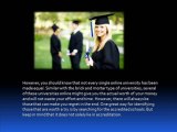 Accredited Online Bachelors University Degree
