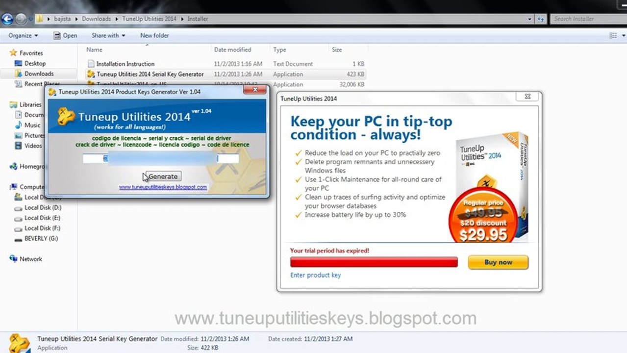 Get Tuneup Utilities 2014 Edition Product Key + Software + Patch [100% Tested and Working]