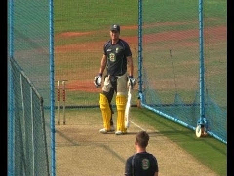 Australians practice ahead final clash with India