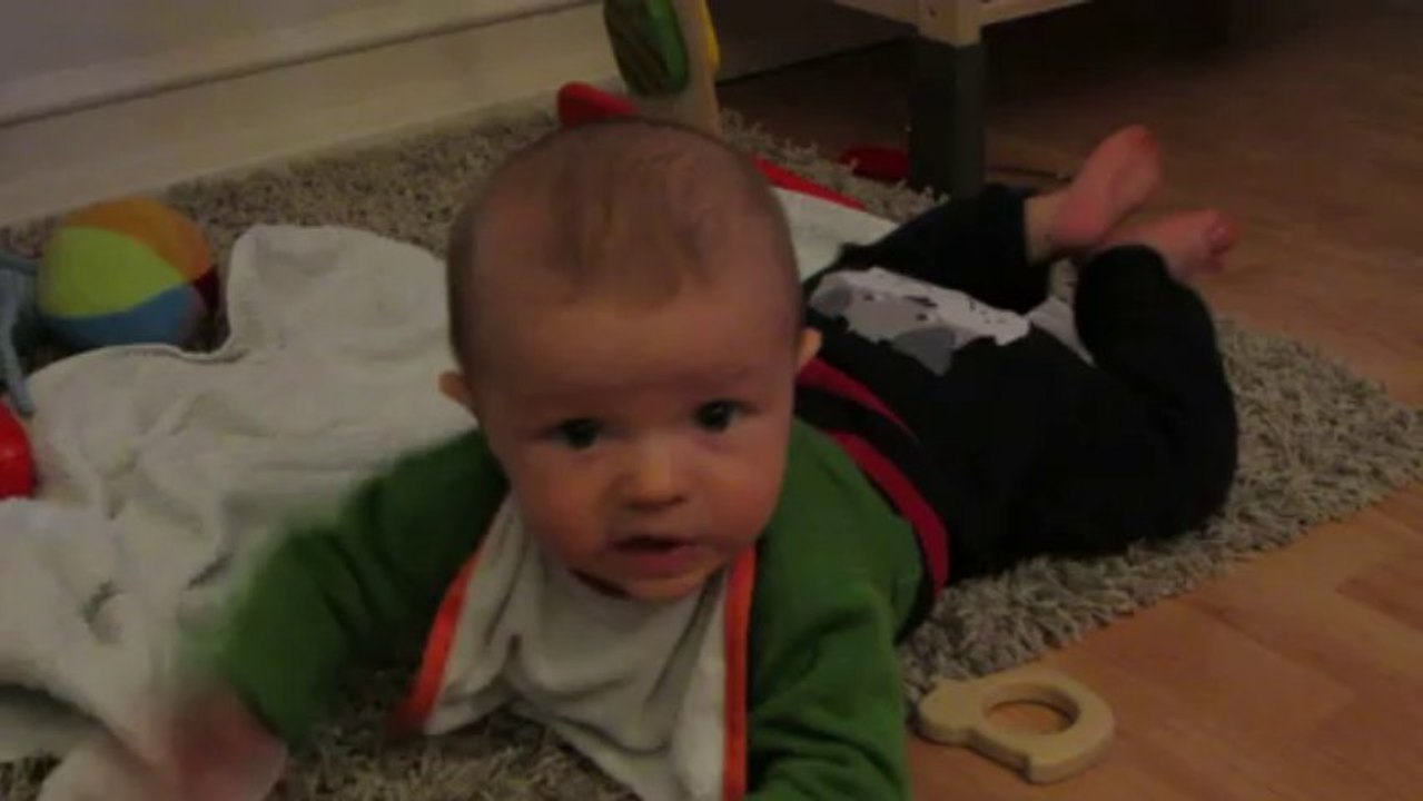 013 - Lukas sur son tapis