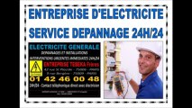 PARIS 17eme - ARTISAN ELECTRICIEN - 0142460048 - DEPANNAGES 24H/24