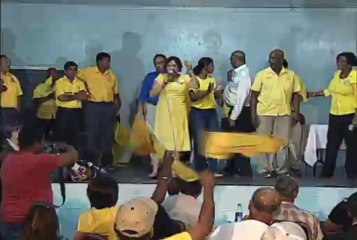 Trinidad & Tobago Prime Minister Happy