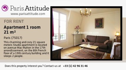 Studio Apartment for rent - Arc de Triomphe, Paris - Ref. 3148