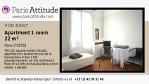 Studio Apartment for rent - Convention, Paris - Ref. 2966