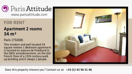 1 Bedroom Apartment for rent - Arc de Triomphe, Paris - Ref. 3752