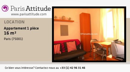 Appartement Studio à louer - Châtelet, Paris - Ref. 551