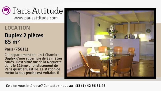 Duplex 1 Chambre à louer - Voltaire, Paris - Ref. 5070