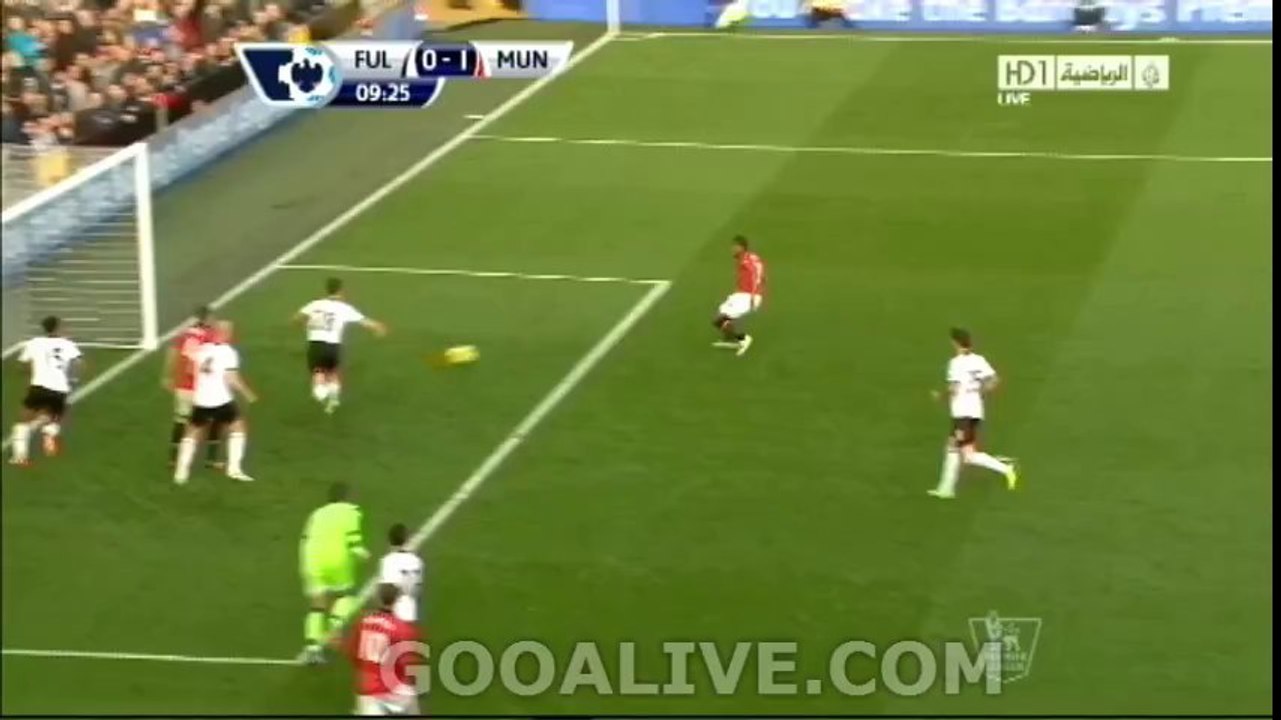 Luis Antonio Valencia Amazing Goal Fulham FC Vs Manchester United 0-1 Gooalive.com ~ 2/11/2013