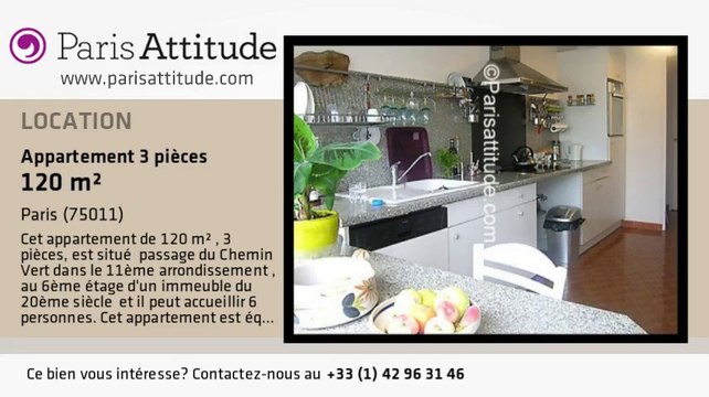 Appartement 2 Chambres à louer - Bastille, Paris - Ref. 6206