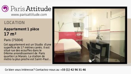 Appartement Studio à louer - St Paul, Paris - Ref. 4303