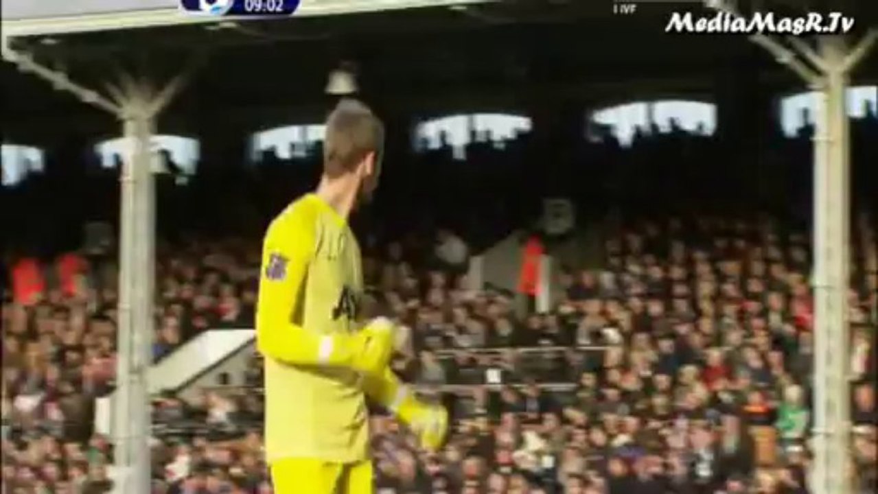 هدف مانشستر يونايتد الأول في فولهام - الأسبوع 10 - 2/11/2013