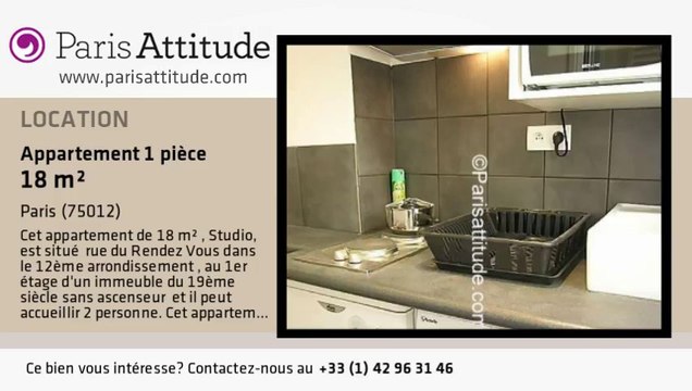 Appartement Studio à louer - Porte de Vincennes, Paris - Ref. 5297