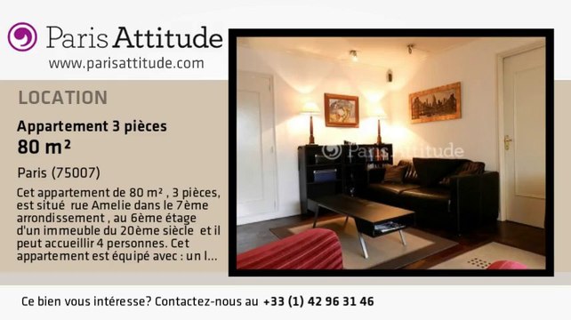 Appartement 2 Chambres à louer - Tour Eiffel, Paris - Ref. 1181