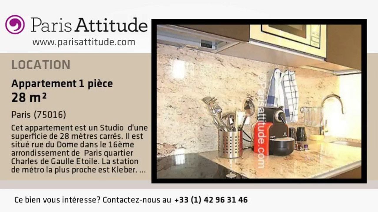 Appartement Studio à louer - Arc de Triomphe, Paris - Ref. 3425