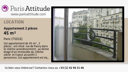 Appartement 1 Chambre à louer - La Muette, Paris - Ref. 7446