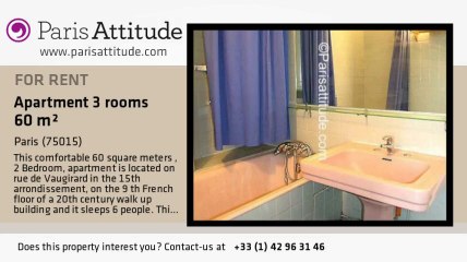 2 Bedroom Apartment for rent - Pasteur, Paris - Ref. 1985