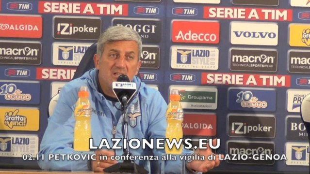 LAZIONEWS PETKOVIC conferenza vigilia Lazio-Genoa