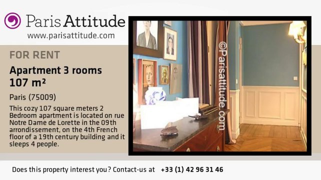 2 Bedroom Apartment for rent - Moulin Rouge/Pigalle, Paris - Ref. 4585