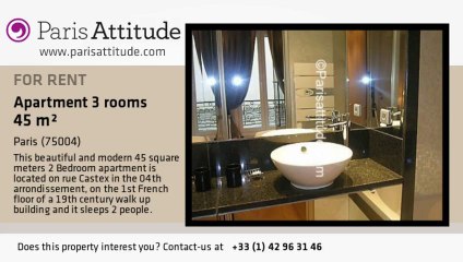 2 Bedroom Apartment for rent - Bastille, Paris - Ref. 3328