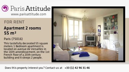1 Bedroom Apartment for rent - Mirabeau, Paris - Ref. 2140